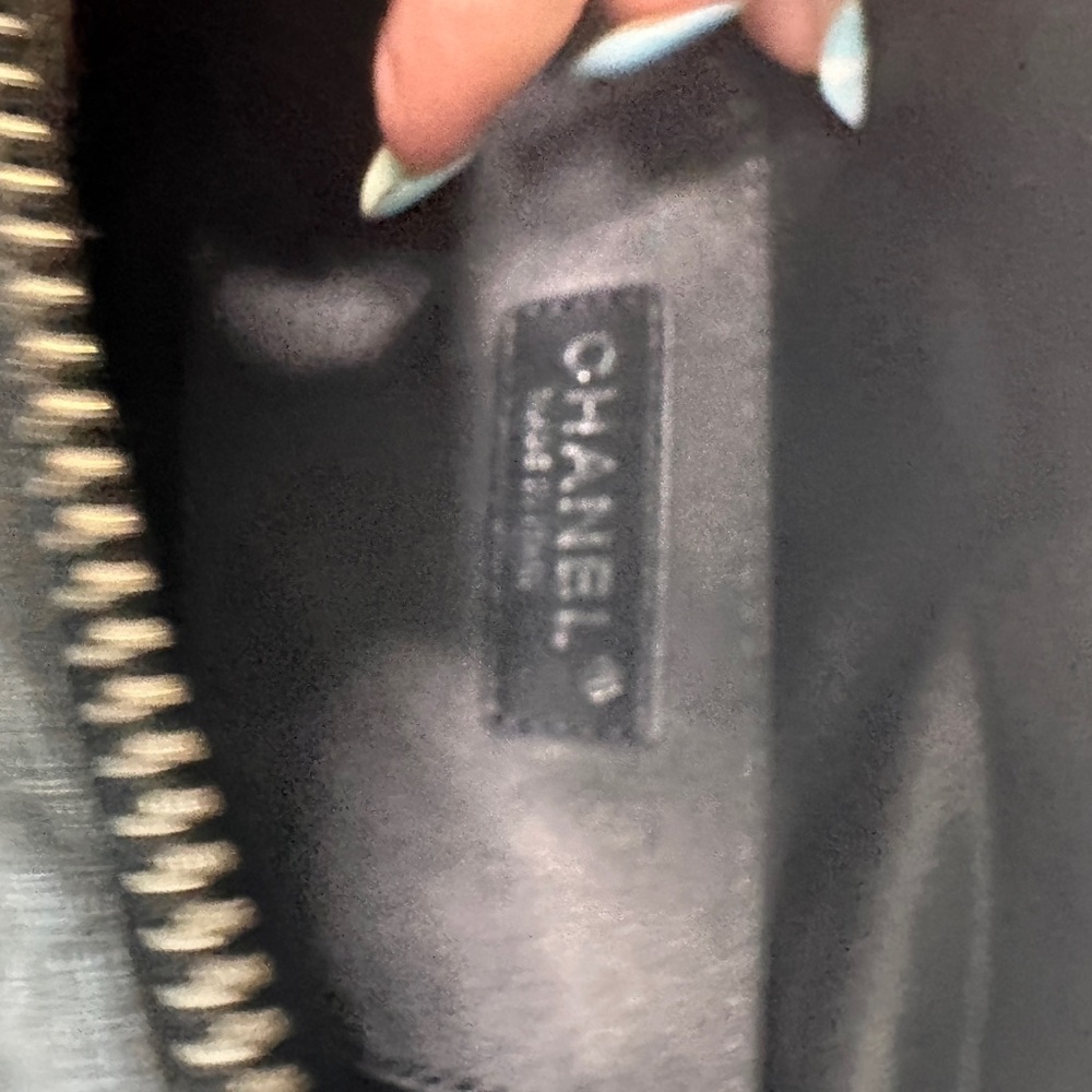 CHANEL  Black Quilted Crossbody Bag with Chain - Picture 11 of 14